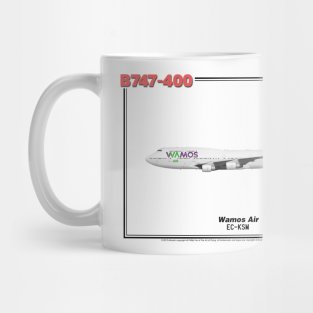 Boeing B747-400 - Wamos Air (Art Print) Mug